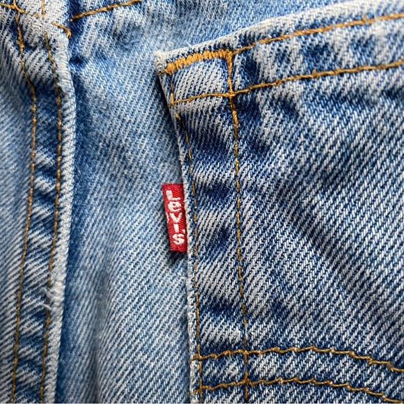 Levi’s Jeans Vintage 18512-0291 Women’s Mom Jeans Made in USA 90s Light Wash 9 - Picture 16 of 16